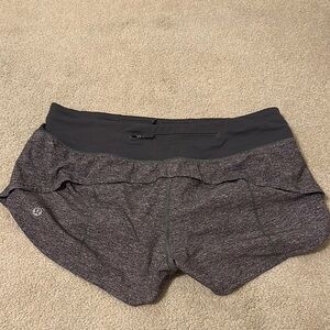 Lululemon Athletica Gray Athletic Shorts with Elastic Waistband